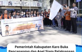 Pemerintah Kabupaten Karo Buka Pencanangan dan Apel Siaga Pelaksanaan Sensus Ekonomi 2026 di Berastagi