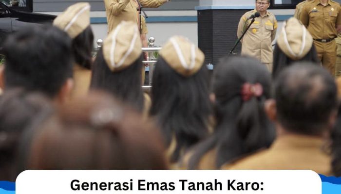 GENERASI EMAS TANAH KARO: BUPATI KARO BERI PENGHARGAAN SISWA LOLOS SMA UNGGULAN