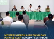 Menteri Nusron Ajak PWNU dan PCNU Se-Aceh Percepat Sertipikasi Tanah Wakaf