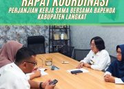 Kantor Pertanahan Kabupaten Langkat Laksanakan Rapat Koordinasi PKS Bersama Bapenda Kabupaten Langkat