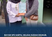 Bayar SPS Sabtu, Selasa Sudah Diukur, Masyarakat Rasakan Kemudahan Layanan Pengukuran Terjadwal