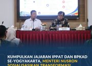 Kumpulkan Jajaran IPPAT dan BPKAD Se-Yogyakarta, Menteri Nusron Sosialisasikan Transformasi Layanan Pertanahan dan Organisasi