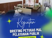 Kantor Pertanahan Kabupaten Serdang Bedagai Briefing Kepada Petugas MPP