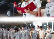Kantor Wilayah Badan Pertanahan Nasional Provinsi Sumatera Utara Apel Pagi Rutin Di Senin pagi.