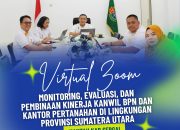 Kantor Pertanahan Kabupaten Serdang Bedagai Mengikuti Virtual Zoom Monitoring, Evaluasi, dan Pembinaan Kinerja Kantor Wilayah BPN dan Kantor Pertanahan di Lingkungan Provinsi Sumatera Utara.