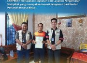 Kantor Pertanahan Kota Binjai Hadirkan Kemudahan Melalui Layanan Pengantaran Sertipikat (Lanpekat)